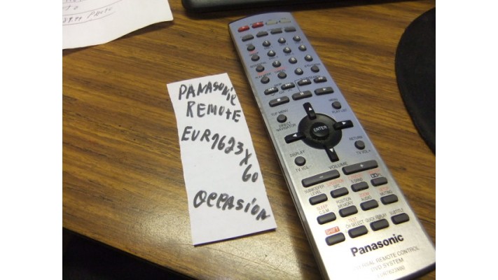 Panasonic EUR7623X60 remote control .